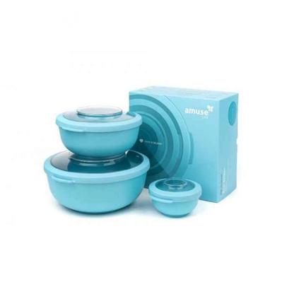 Set de Bols Déjeuner x3  AMUSE -200,1000 et 2000ml