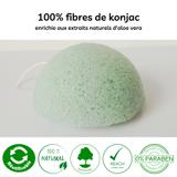 Eponge de Konjac Aloe Vera thumbnail