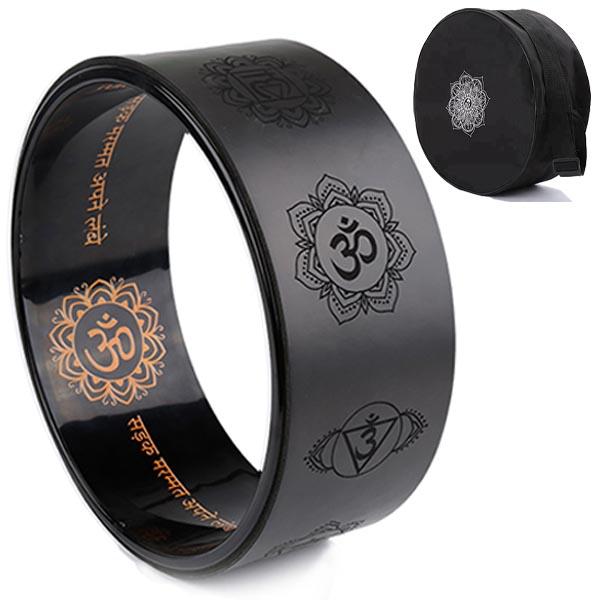 Roue de yoga éco-PU 7 chakras + Sac thumbnail