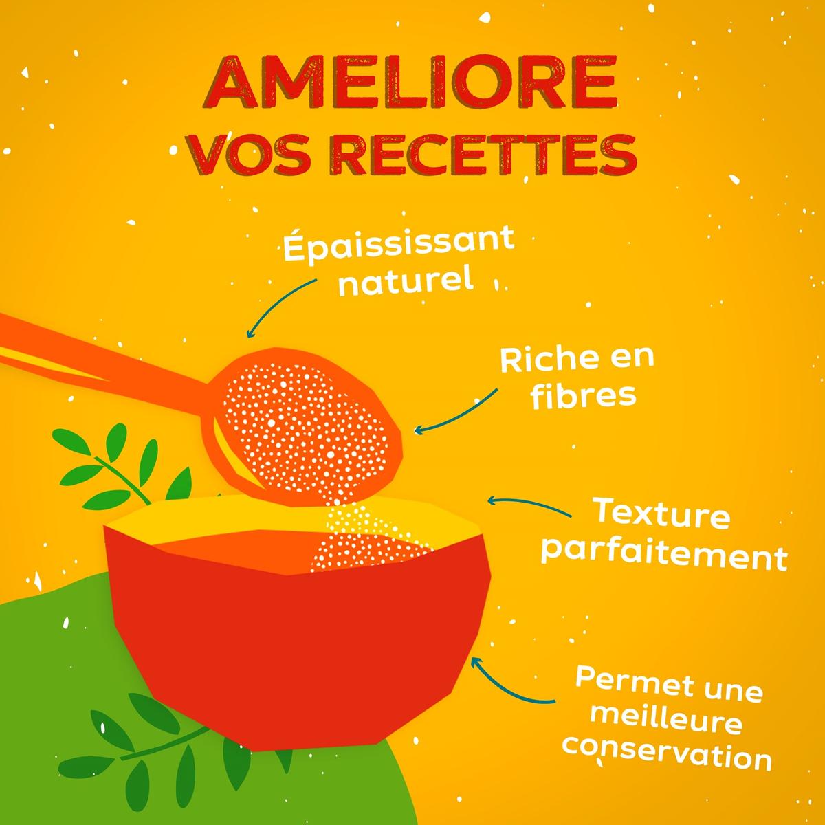 Gomme d'acacia biologique en poudre - 150 gr thumbnail