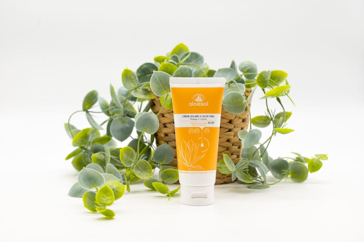 ALOESOL Crème Solaire à l'Aloe Vera 100ml thumbnail