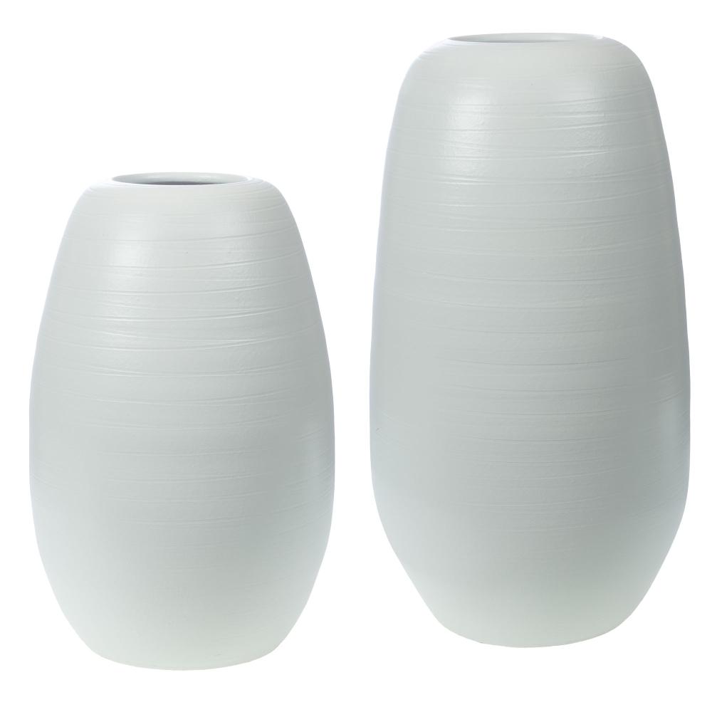Vase Catiso Blanc 55 cm thumbnail