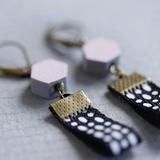 25 perles en bois hexagonales 10 x 5 mm thumbnail