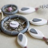 7 perles en bois pétales 30 x 15 mm thumbnail