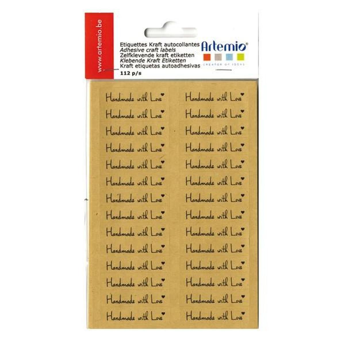 1120 Stickers Handmade with Love