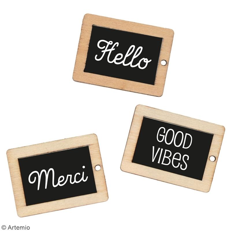 Kit DIY porte-clés à message - Merci - 3 pcs thumbnail