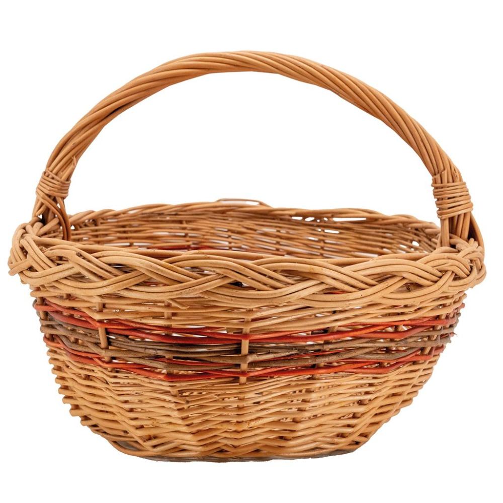 Panier à champignons en osier buff thumbnail