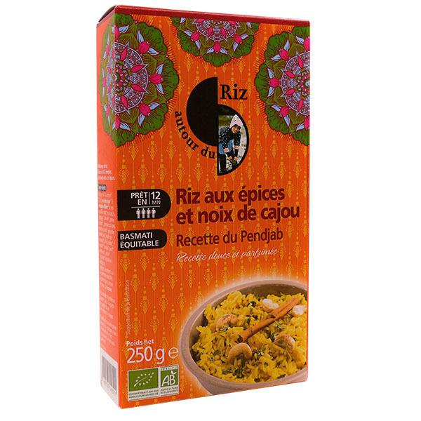 Riz aux 7 épices et noix de cajou Pendjab 250g