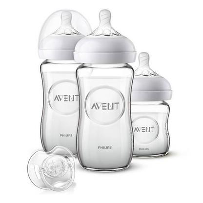 Kit biberons nouveau-né Natural en verre
