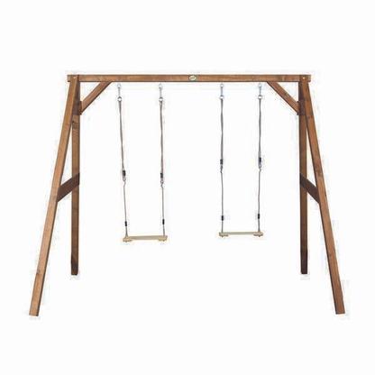 Portique balançoire double