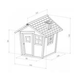 AXI Cabane enfant ALICE Brun Blanc thumbnail