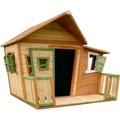 AXI Cabane enfant LISA Brun Vert