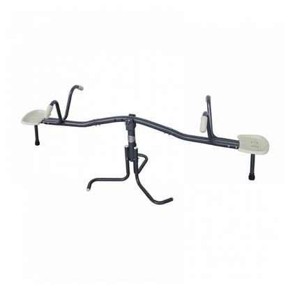 Balançoire tournante Anthracite/crème