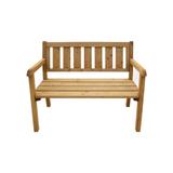 Charlotte Banc de Jardin en Bois 110 cm - Marron thumbnail