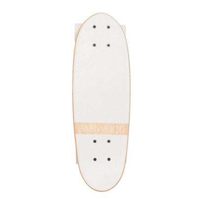 Skateboard Blanc Érable Canadien Patinage 3+ Ans Équilibre