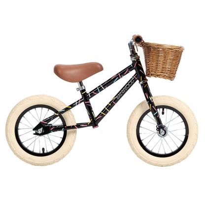 Draisienne Noir Acier Cyclisme 3-5 Ans De L'équilibre