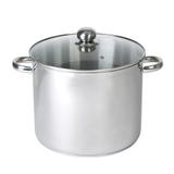 Traiteur 26 cm inox avec couvercle en verre thumbnail