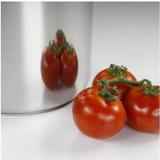 Traiteur 26 cm inox avec couvercle en verre thumbnail