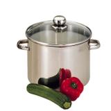 Traiteur 26 cm inox avec couvercle en verre thumbnail