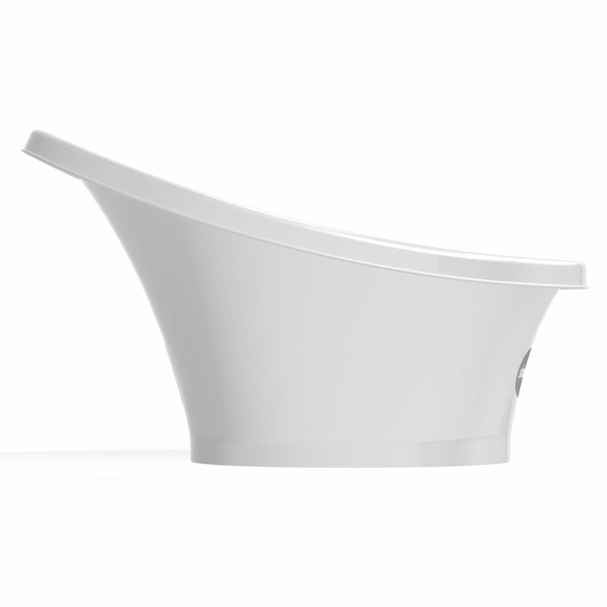Baignoire ergonomique bébé compacte blanc thumbnail
