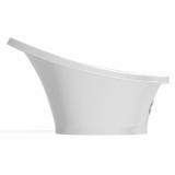 Baignoire ergonomique bébé compacte blanc thumbnail