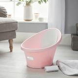 Baignoire ergonomique bébé compacte rose thumbnail