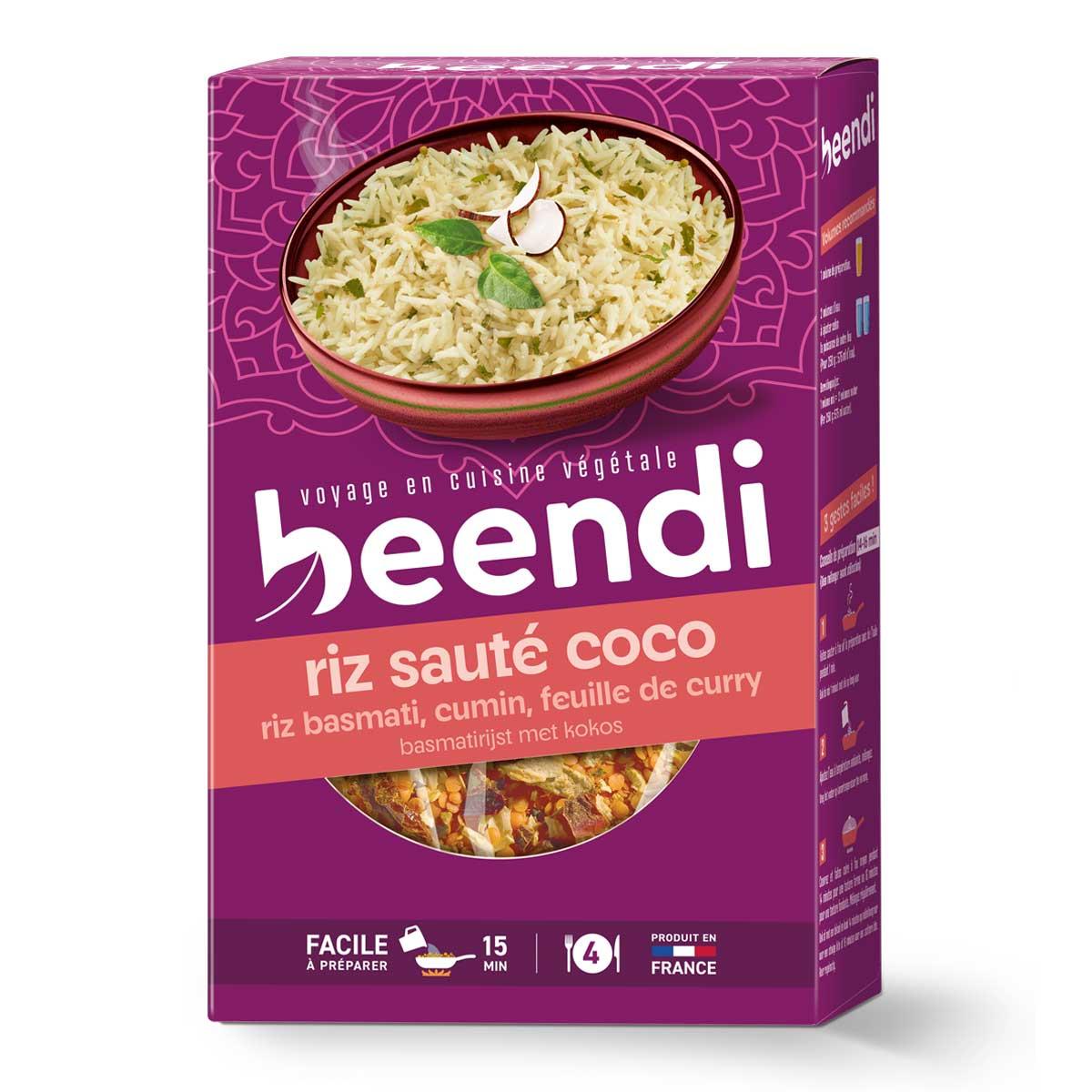Riz basmati sauté à la noix de coco bio 250g