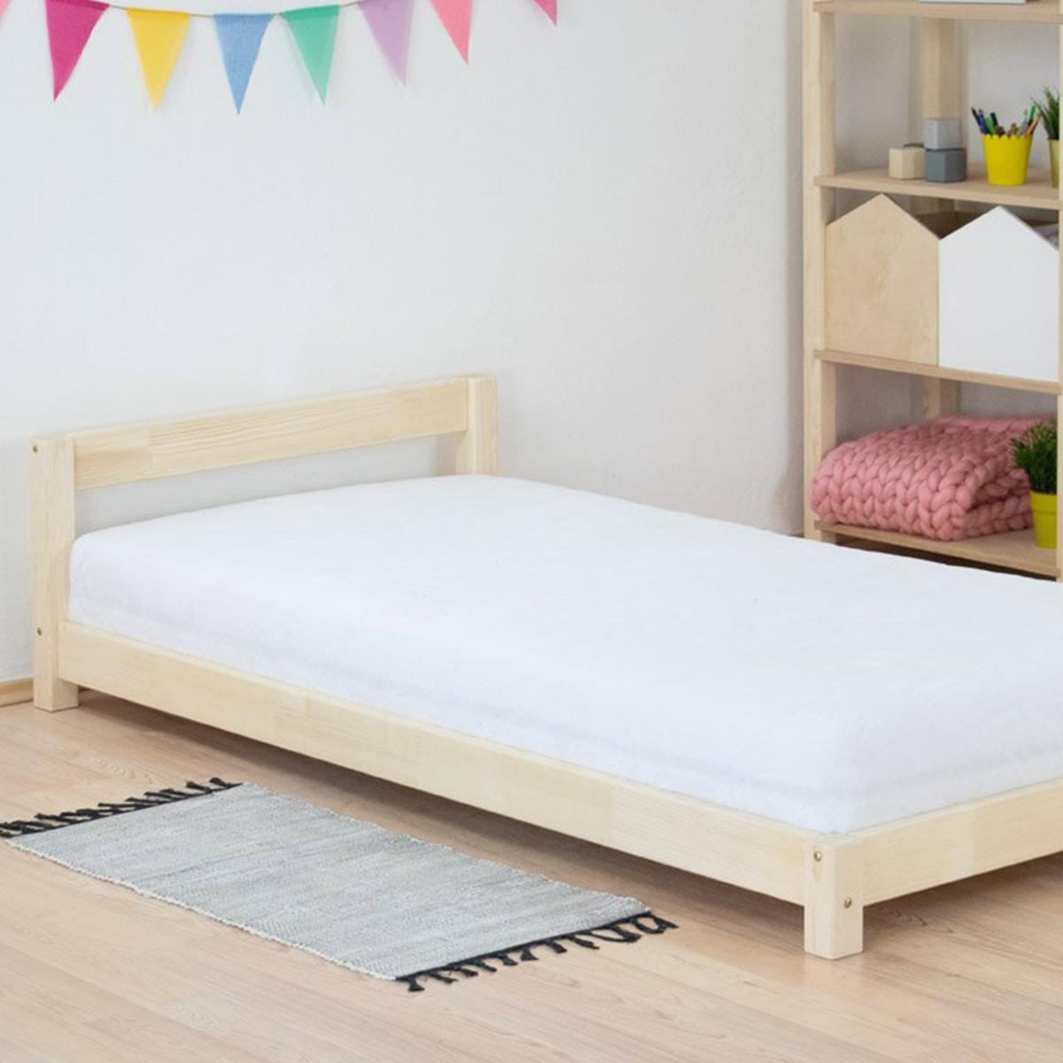 Lit enfant DREAMY 90 x 160 - gris et naturel thumbnail