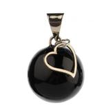 Bola de grossesse Collier, Breloque coeur thumbnail
