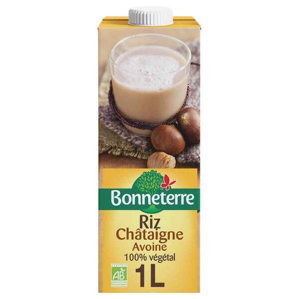 Boisson riz châtaigne avoine bio 1L