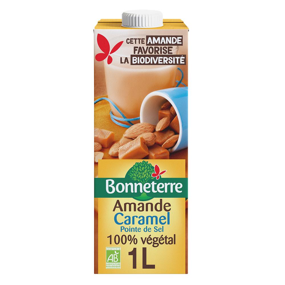 Boisson Amande caramel pointe de sel bio 1L