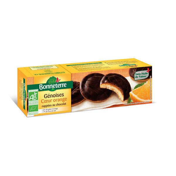 Génoises coeur orange 150g