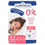16 couches de nuit absorbantes Filles 4-7 ans thumbnail