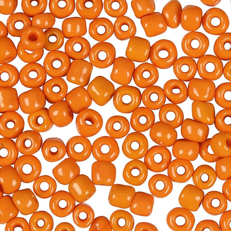 Perles de rocaille - 3 mm - 25 g - 09 - Orange