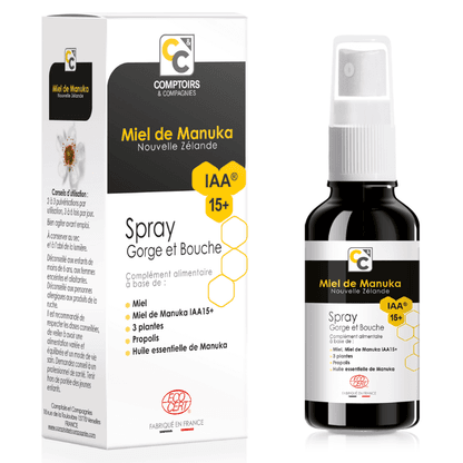 Spray gorge Miel de Manuka - 25ml