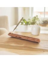 Porte-encens en bois motif Lune - Pour bâtons thumbnail