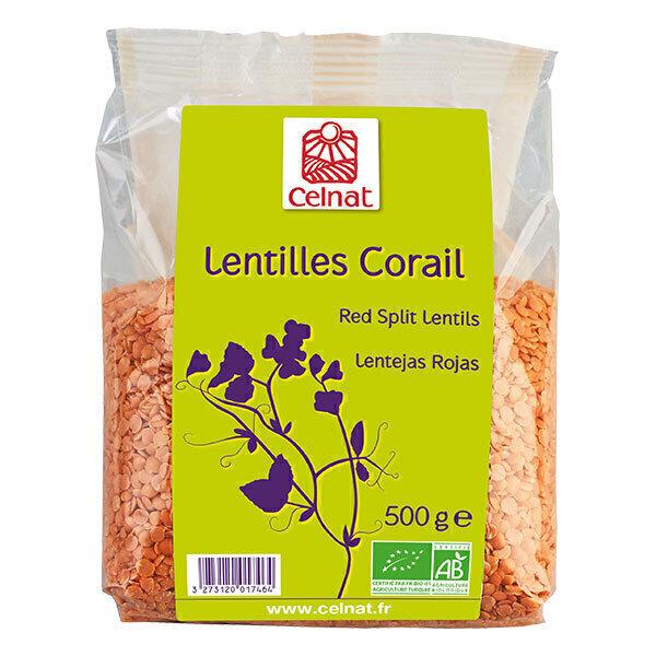 Lentilles corail bio 500g