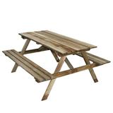 Table pique-nique en bois 4 places Marly thumbnail