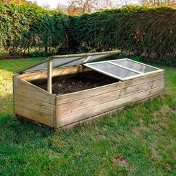 Serre double chassis en bois Florence