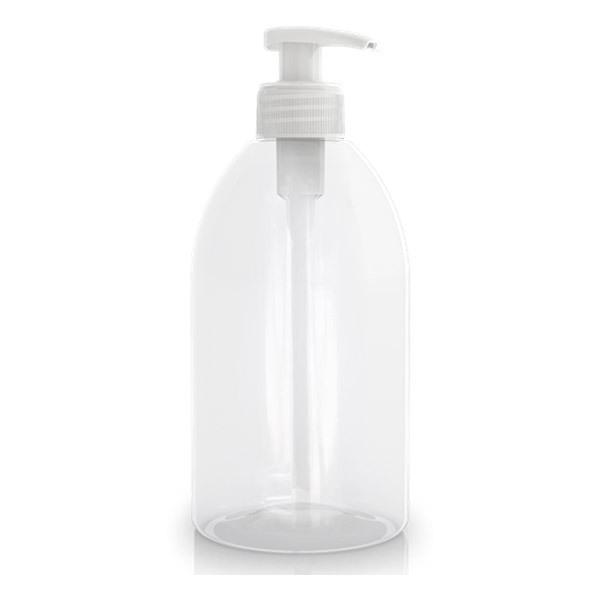 Flacon transparent avec pompe 500 mL