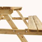 Table de pique-nique en bois Romane thumbnail