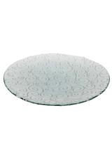 Plat de présentation verre recyclé volutes 48cm thumbnail