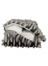 Plaid molletonné - Plumes d'oiseau et velours thumbnail