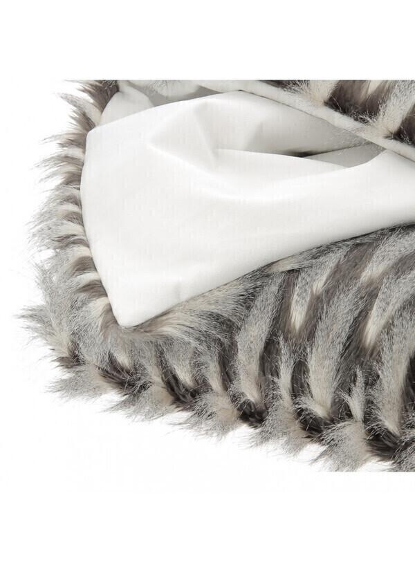 Plaid molletonné - Plumes d'oiseau et velours thumbnail