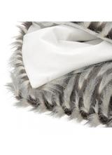 Plaid molletonné - Plumes d'oiseau et velours thumbnail