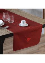 Chemin de table schuss rouge 200x50cm thumbnail