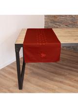 Chemin de table schuss rouge 200x50cm thumbnail