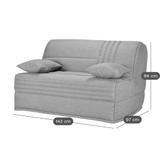 Canapé BZ tissu matelas 15 cm Genay CAMIF thumbnail