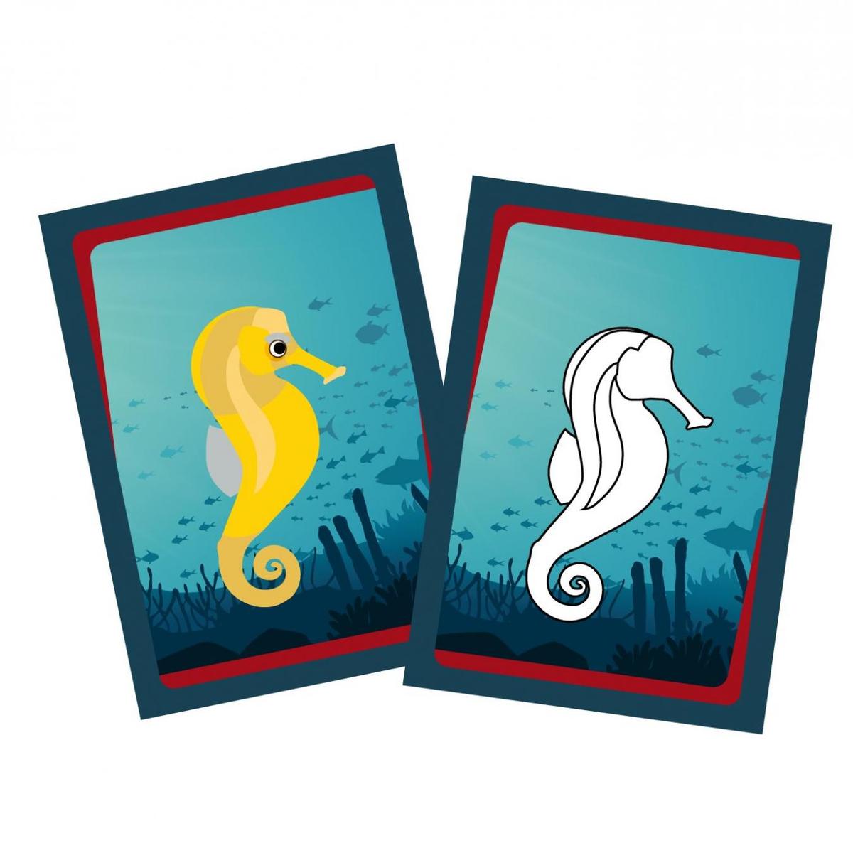 Jeu de cartes à créer Mistigri animaux marins thumbnail