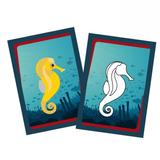 Jeu de cartes à créer Mistigri animaux marins thumbnail